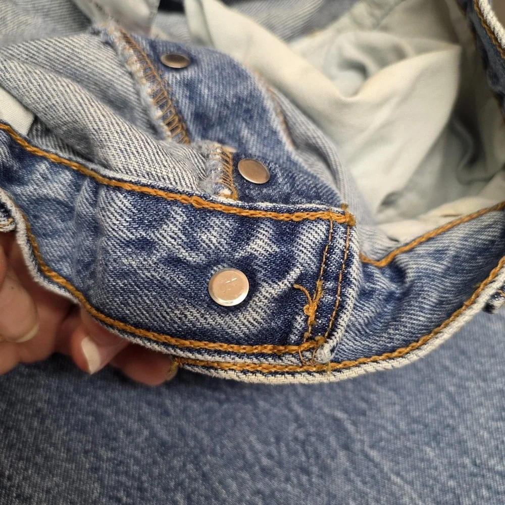 VTG Y2K Levis 501 Jeans Mens 38x30 Blue Denim Straight Button Fly Grunge